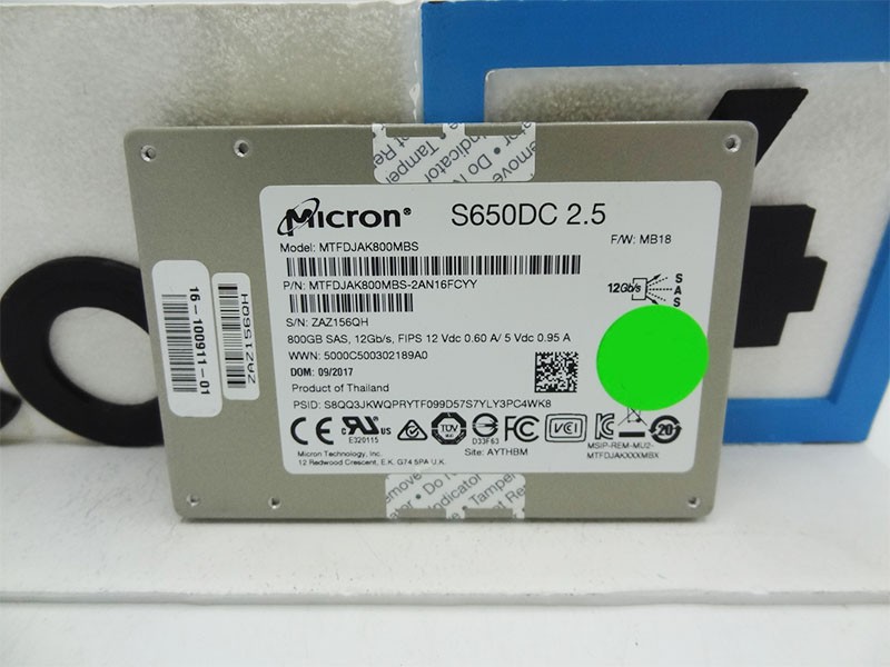 CISCO 16-100911-01 800gb 12gbps SAS SSD Micron MTFDJAK800MBS-2AN
