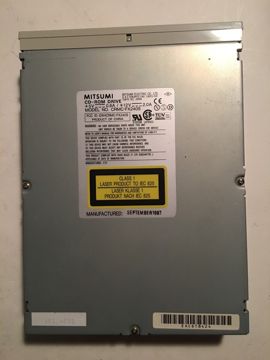MITSUMI CD ROM CRMC-FX240S INTRNAL IDE 24X MAX
