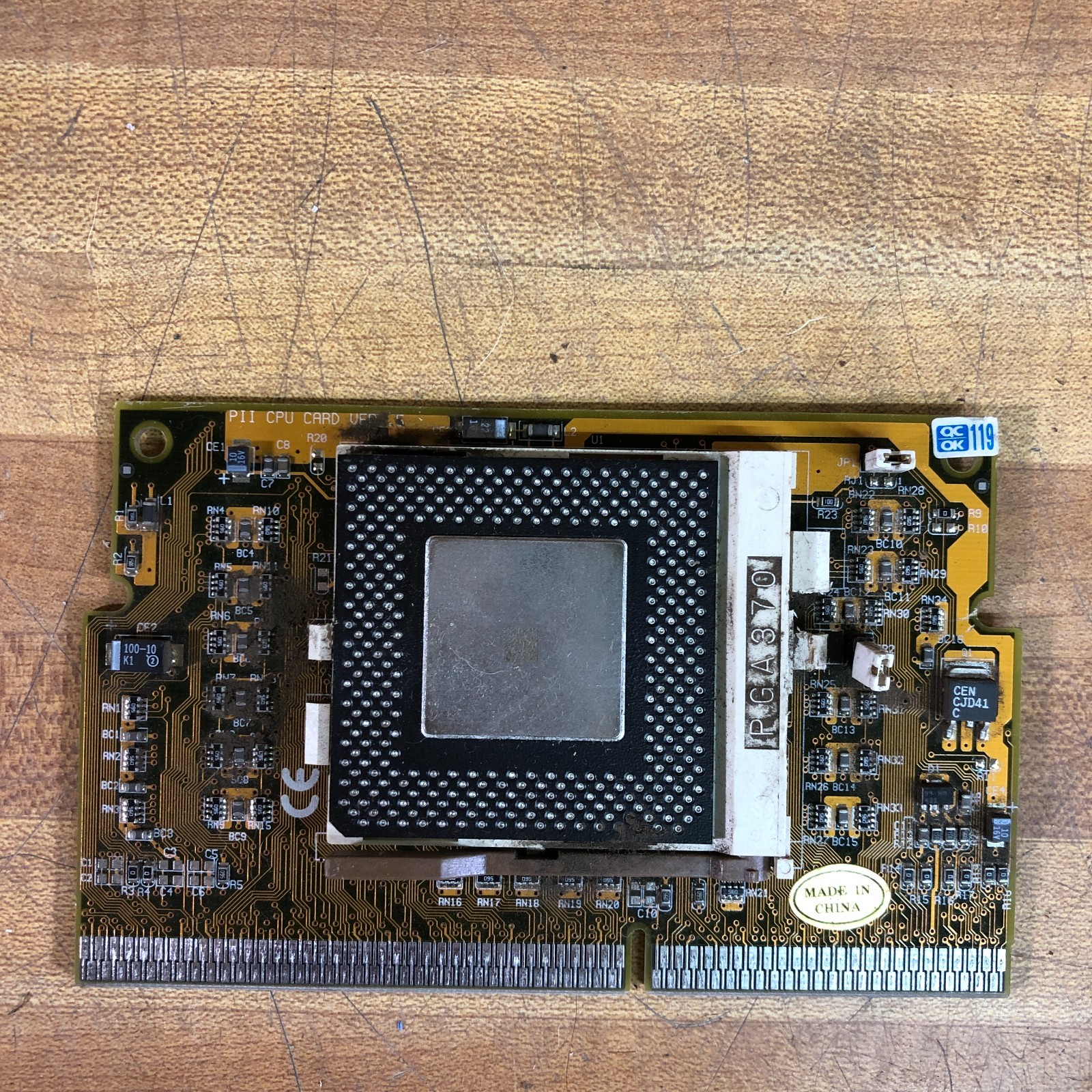 PCChips Slot 1 Pentium II CPU to Socket 370 Adapter Card for Retro Gaming Build