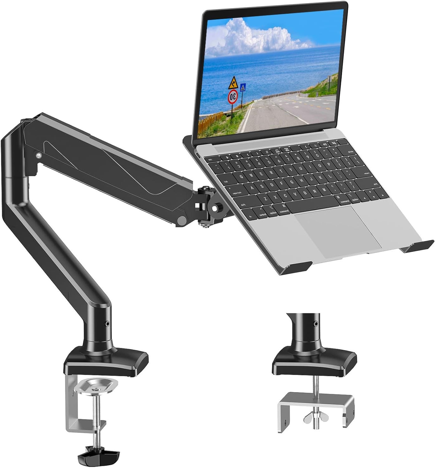 Laptop Stand for Desk, Adjustable Aluminum Laptops Arm Mount for 14-17 Inch N...
