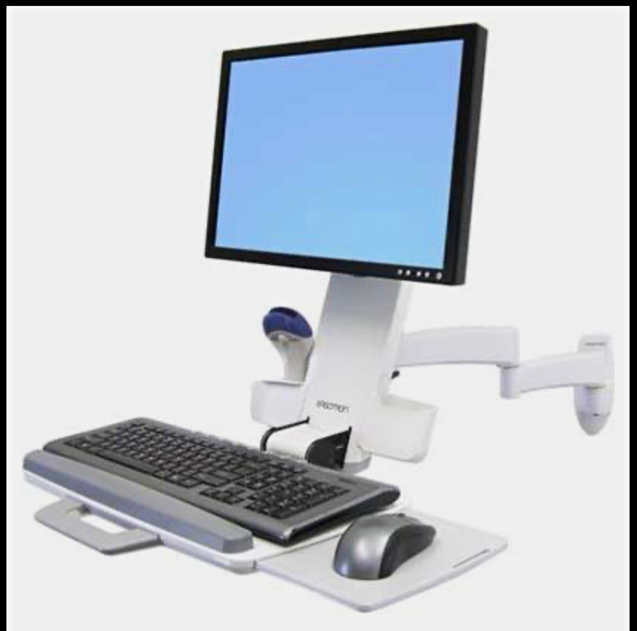 Ergotron 45-230-216 200 Series Keyboard & Monitor Mount