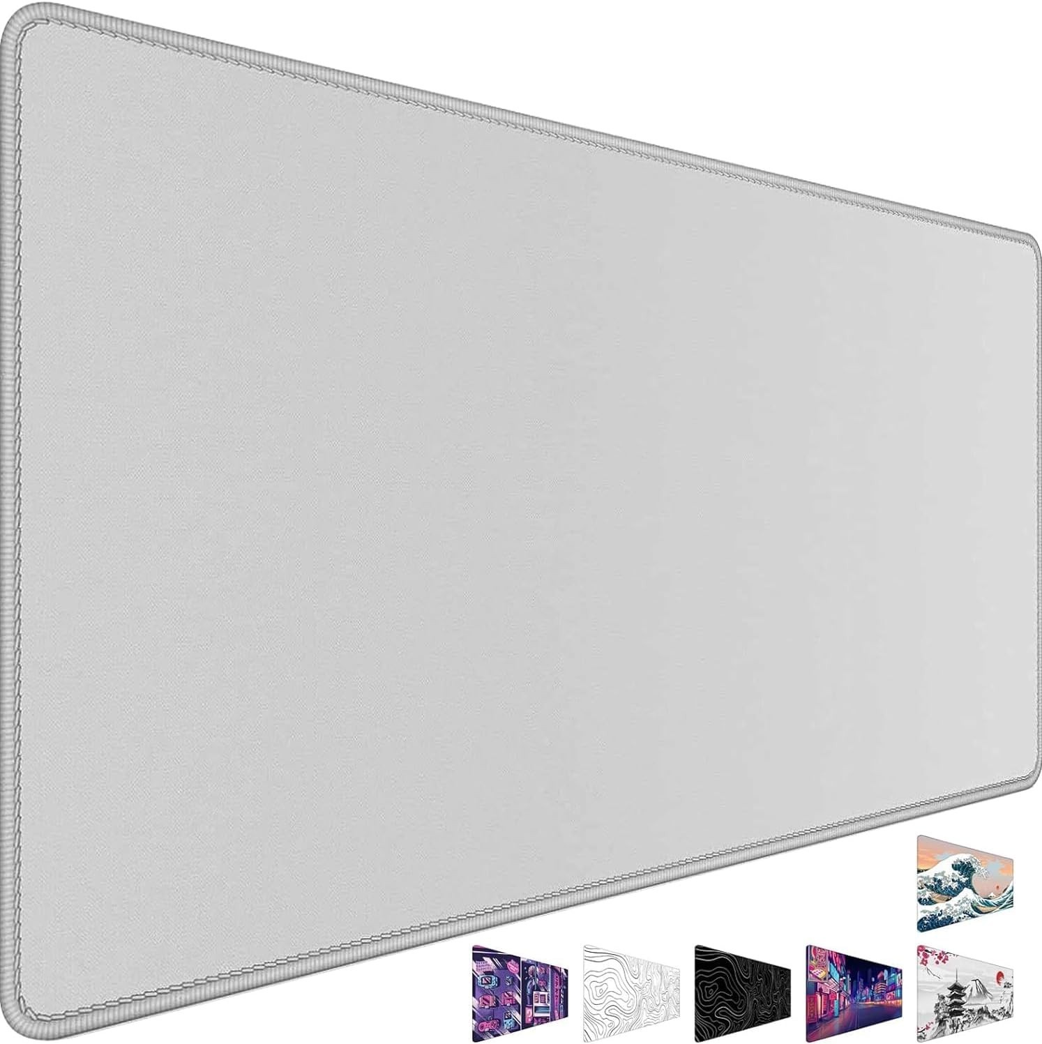 Desk Mat Computer Mat Large Keyboard Mouse Pad Gaming Mousepad Stitched Edge map