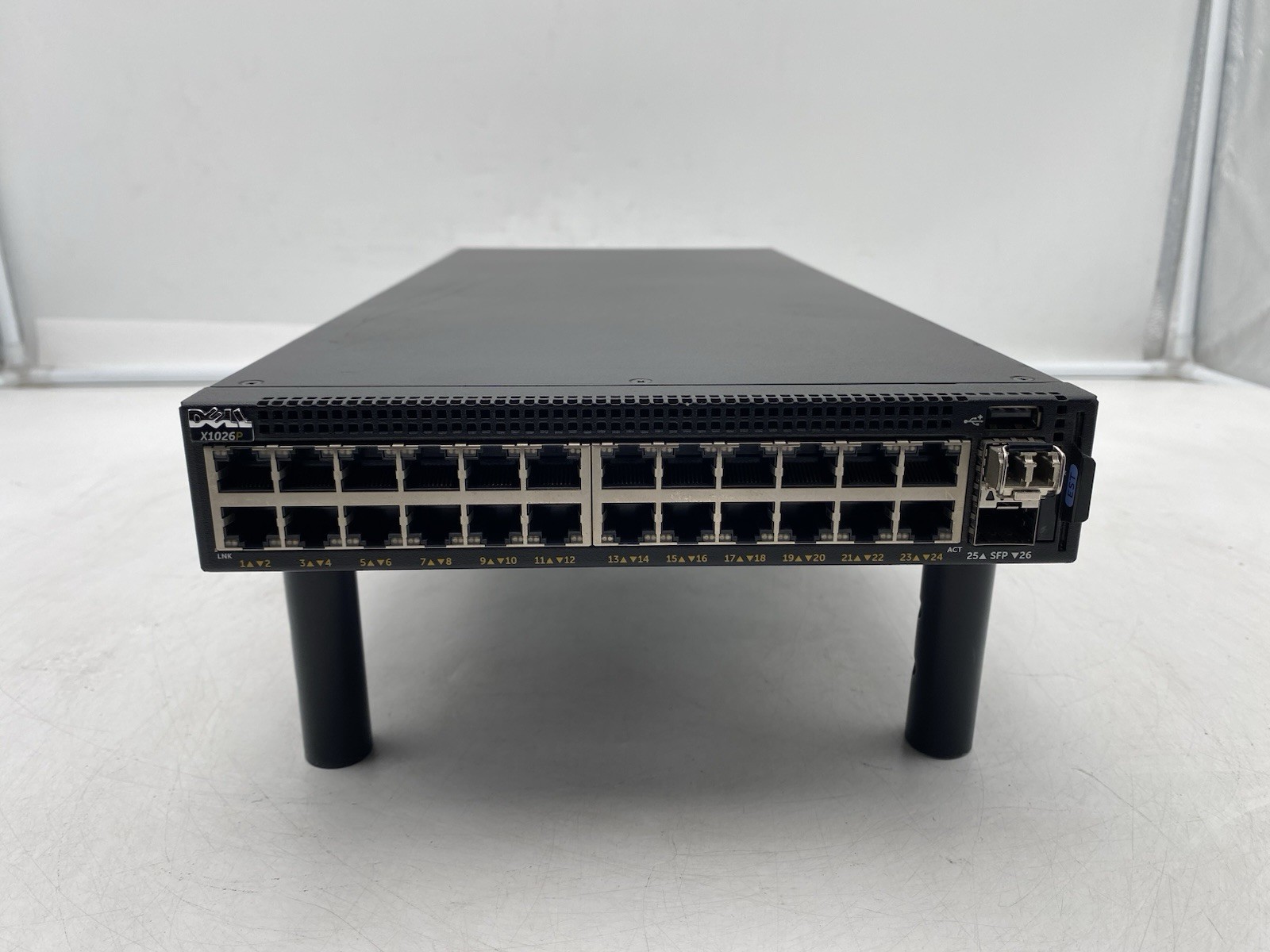 Dell X1026P Networking Managed Rack Switch 24-Ports E11W