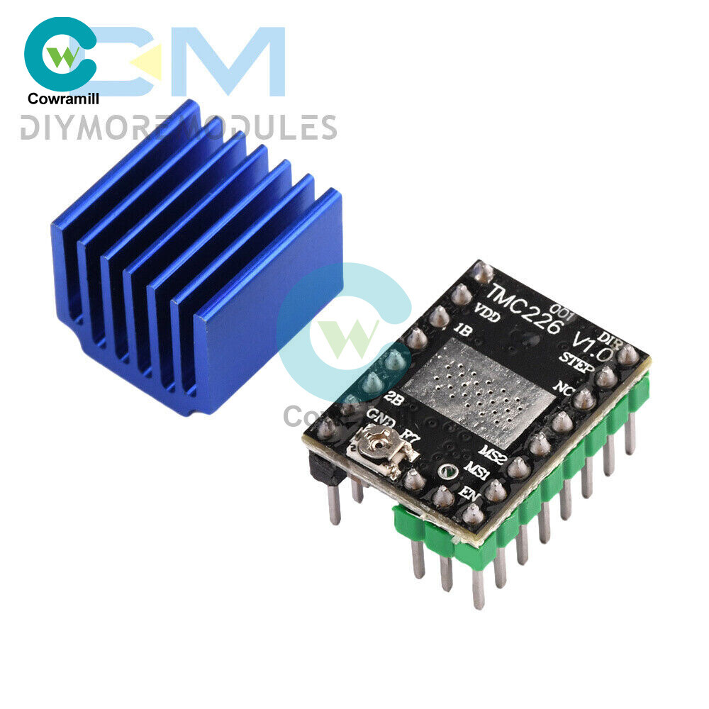 1/4Set TMC2226 UART Stepper Motor Driver with Heatsink For Nano SKR 3D Printer