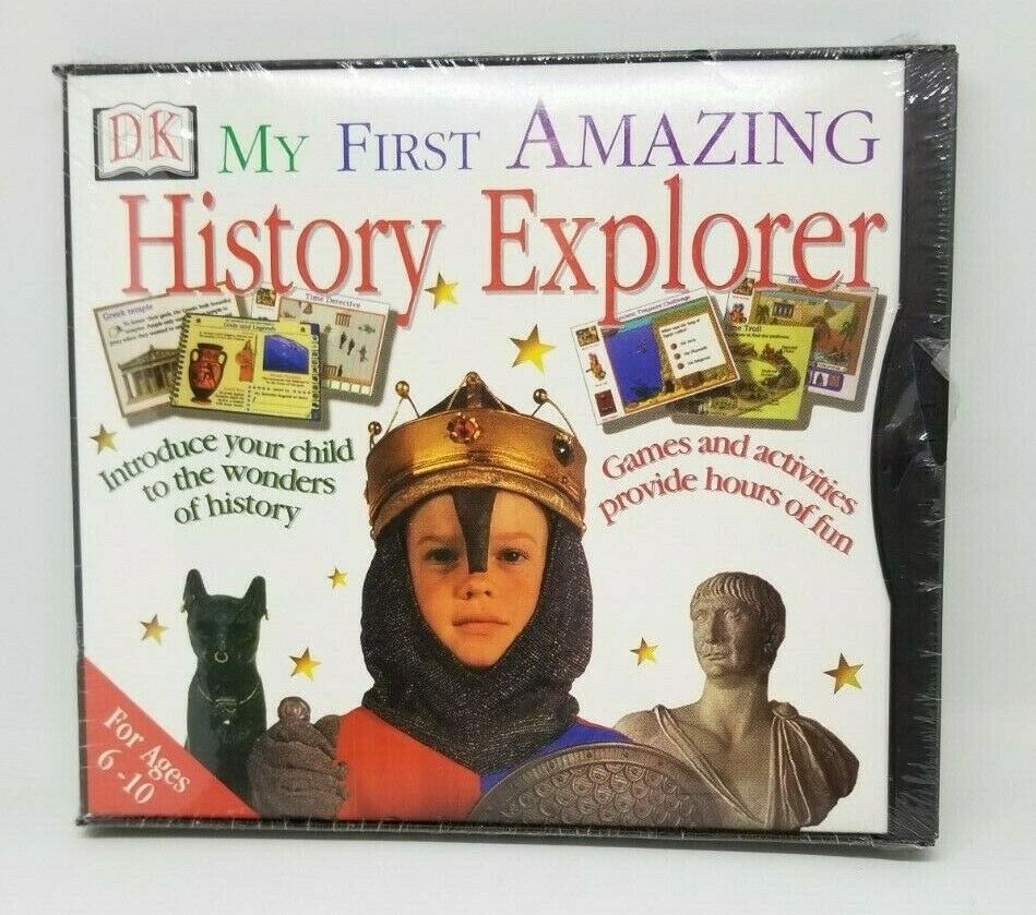 DK My First Amazing HISTORY EXPLORER CD-ROM NOS Kids Software Homeschool PC
