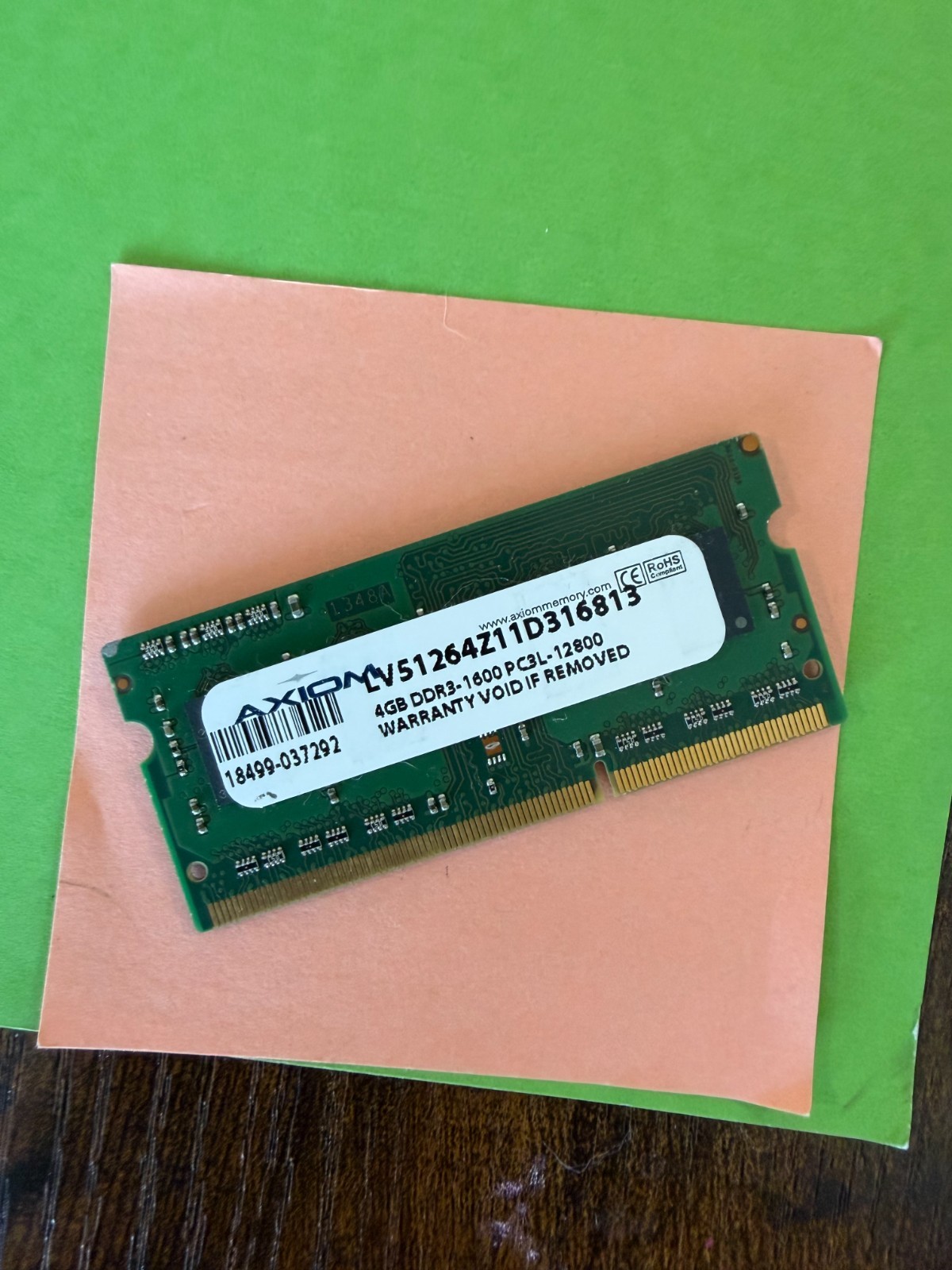 🚀 4GB Micron/Axiom DDR3L 1600MHz Laptop RAM | PC3L-12800S | FAST & RELIABLE