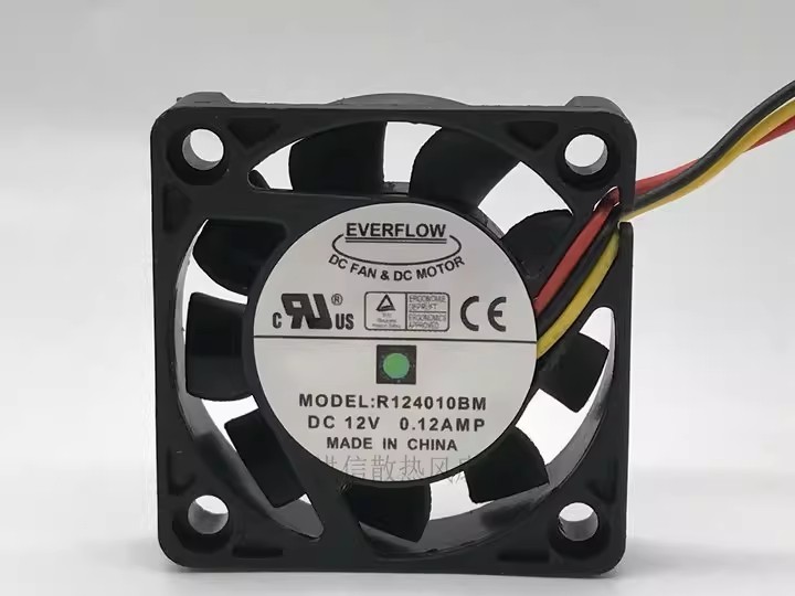1PCS Genuine EVERFLOW 4010 12V 0.12A R124010BM 4CM Case Cooling Fan