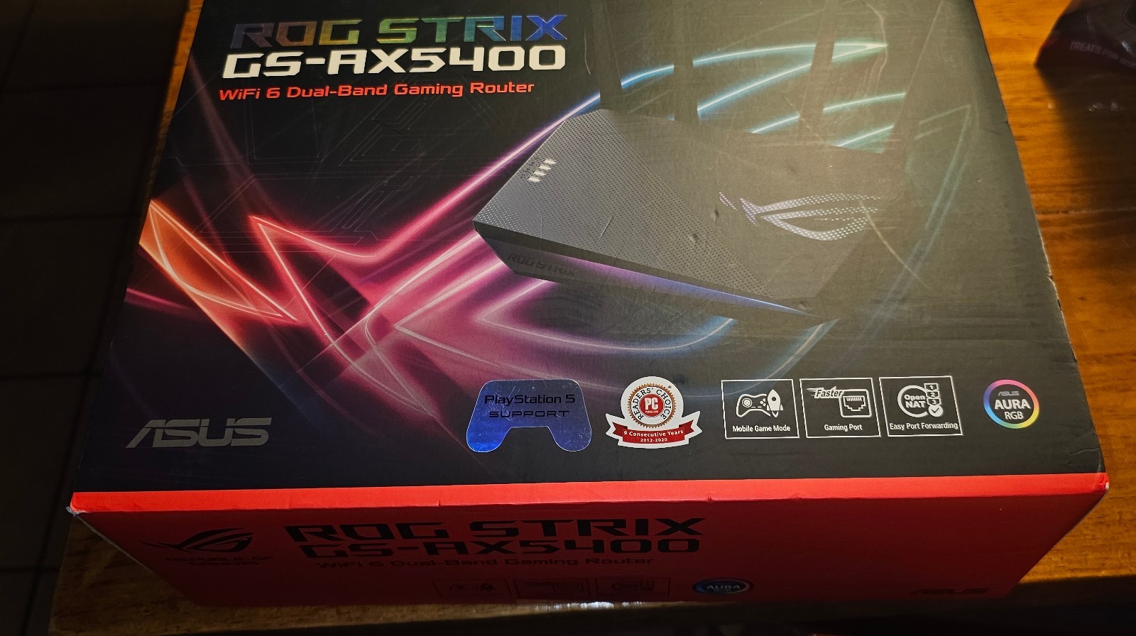 ASUS ROG Strix GS-AX5400 Dual-Band Wireless Gaming Router - Black