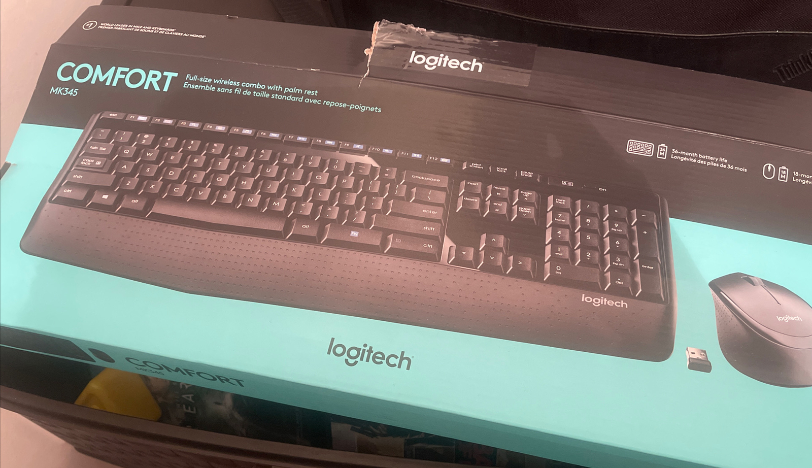 logitech comfort  Mk345 With No Receiver.