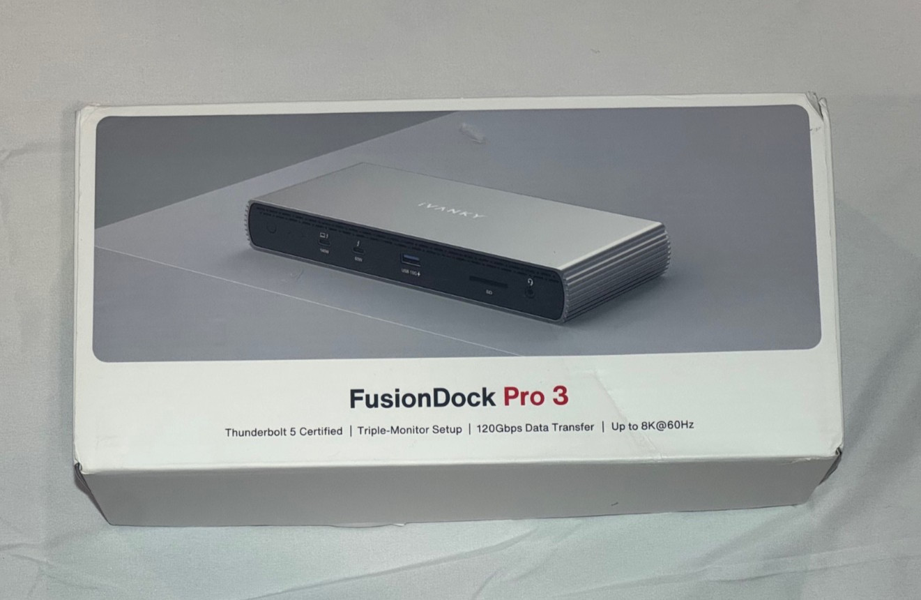 iVANKY Thunderbolt 5 Dock FusionDock Pro 3 Docking Station 11-in-1 Hub Single  1