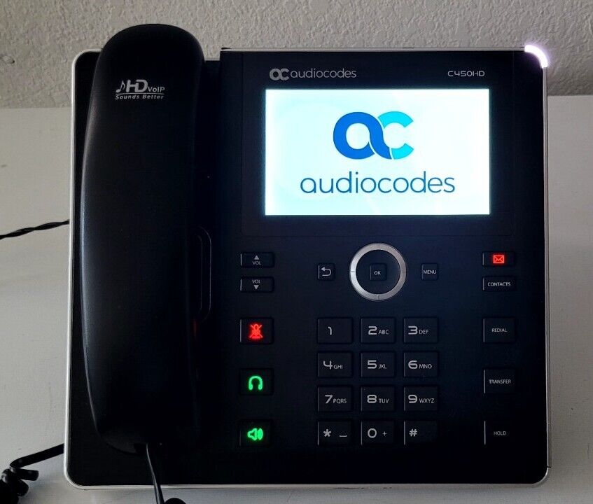 AudioCodes C450HD, 8-Line VoIP Phone, Graphic 5