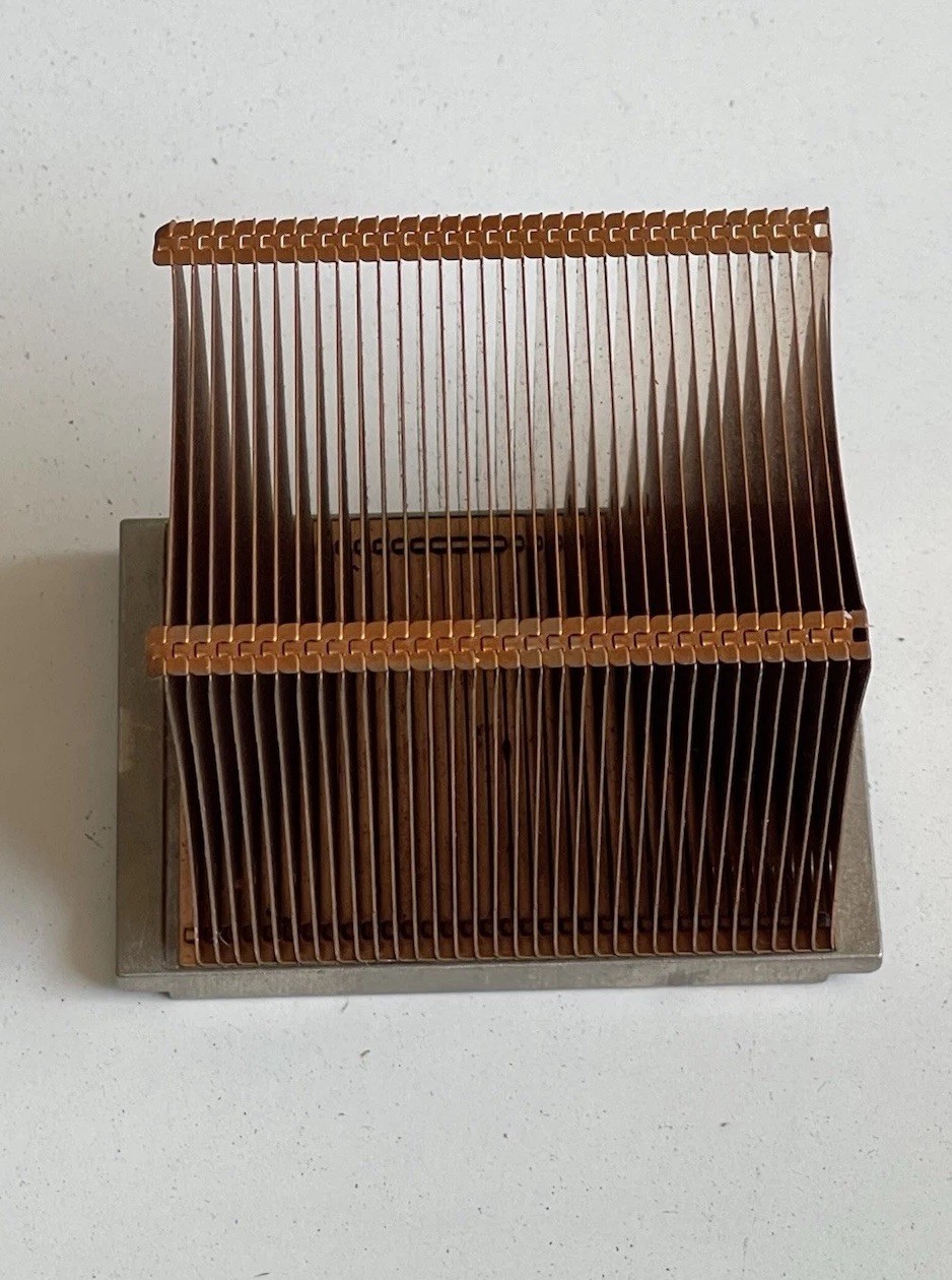 Dell F3865 Auras Copper CPU Heatsink Socket 478 PGA478 Vintage OEM Cooler