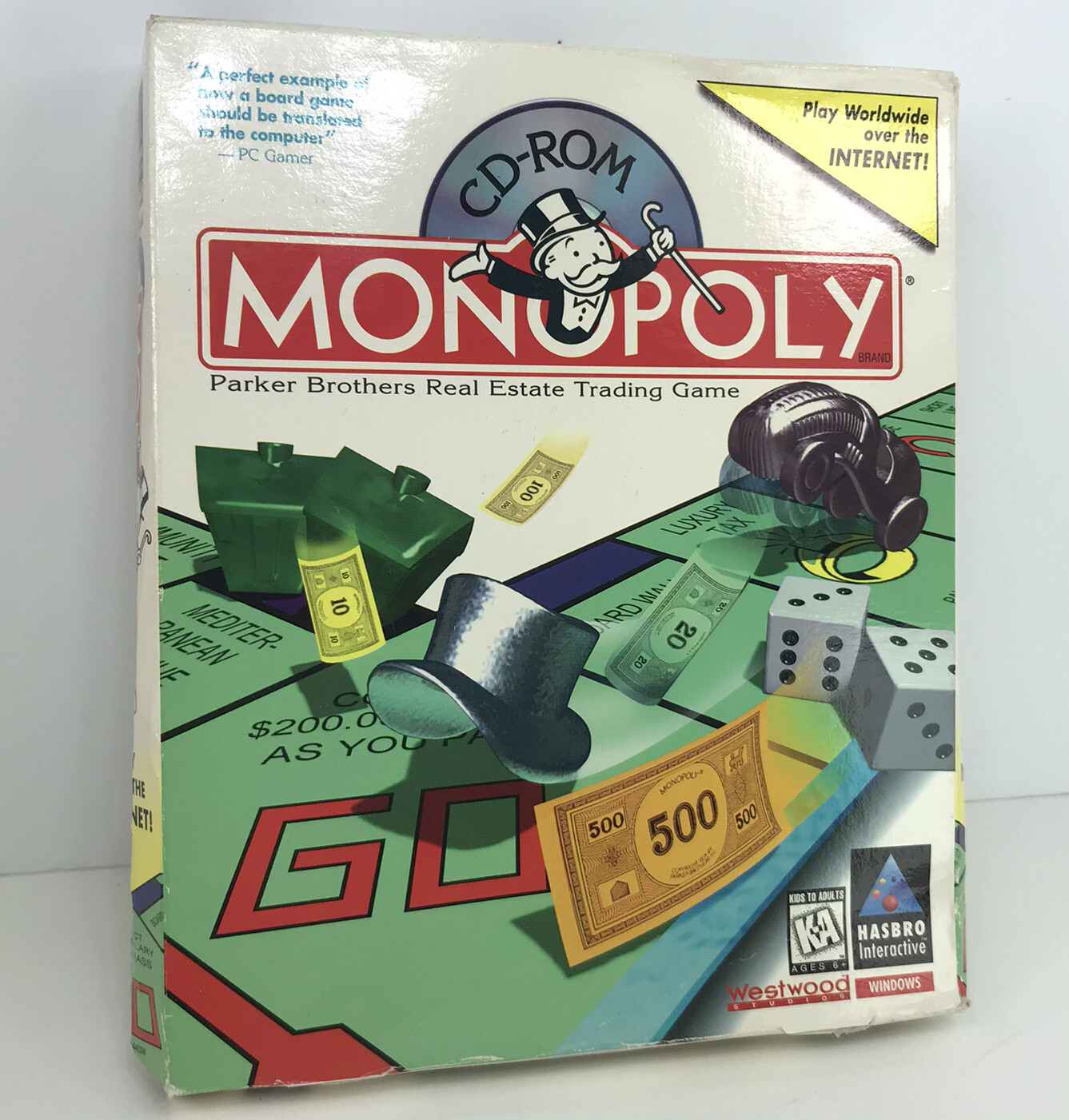 (SEALED)  Monopoly PC 1998 Parker Brothers Real Estate Trading Game , Hasbro