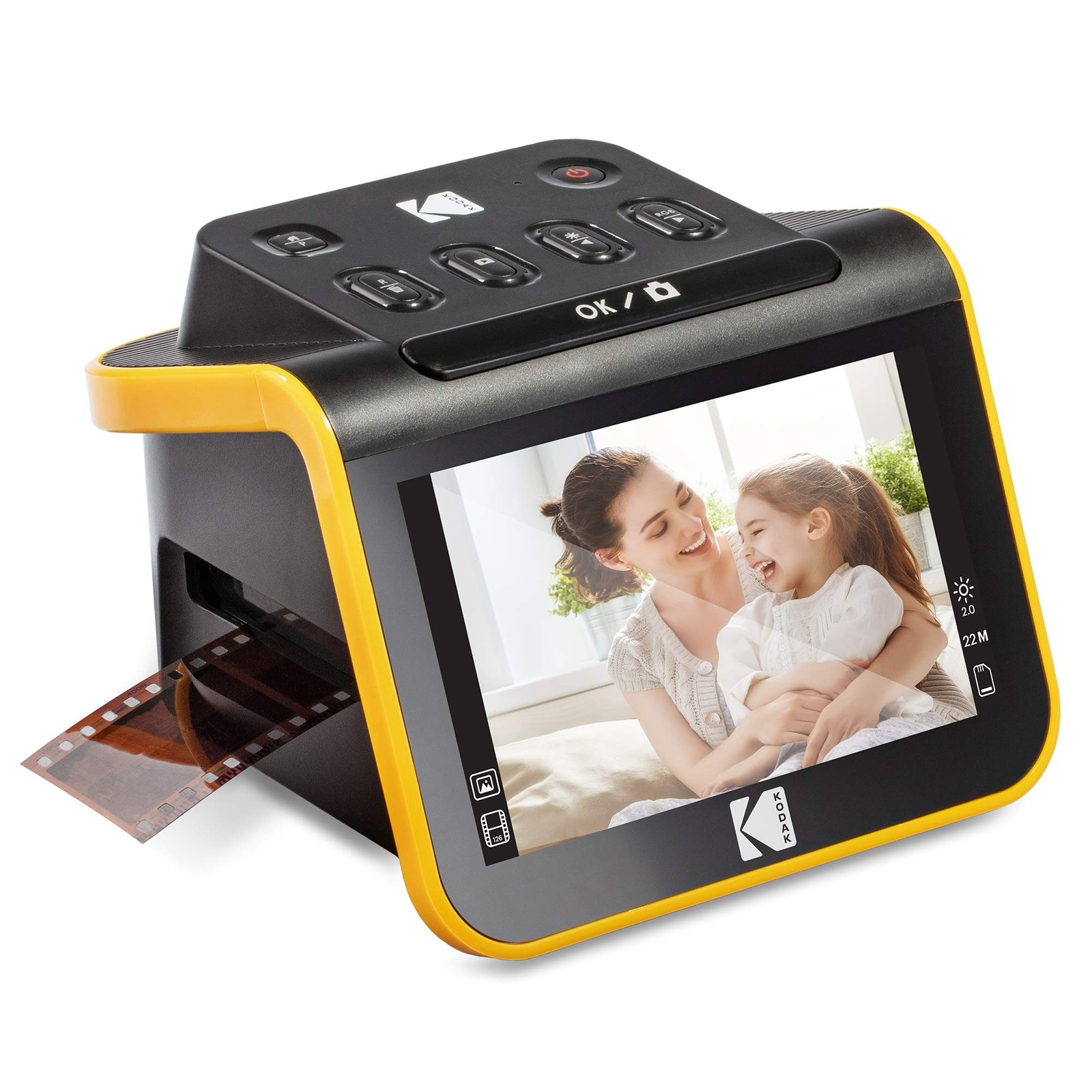 KODAK Slide N Scan Film & Slide Scanner 22MP 5 LCD Screen 135/110/126mm Converts