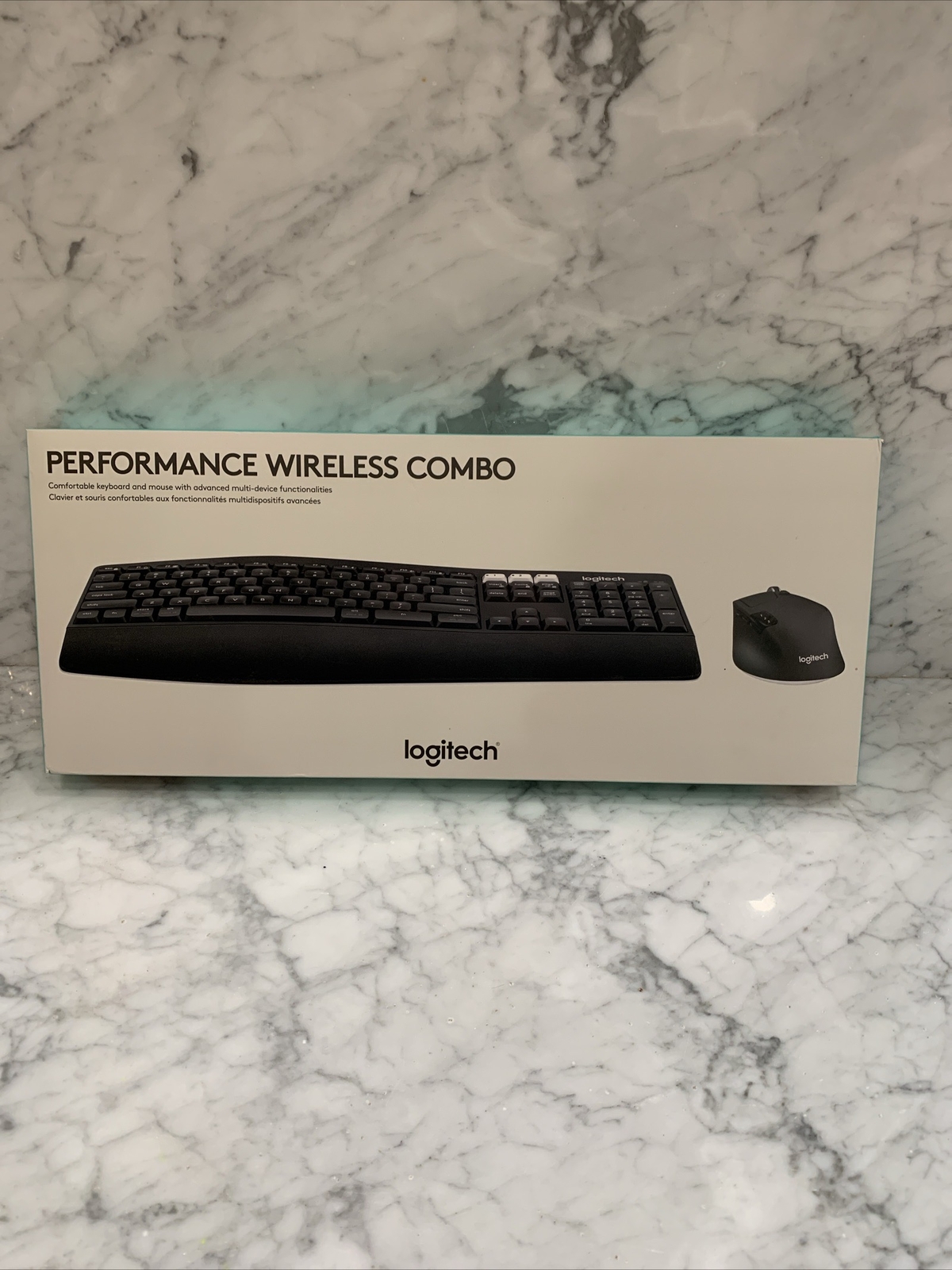 Logitech - Performance Full-size Wireless Keyboard and Mouse Combo NEW