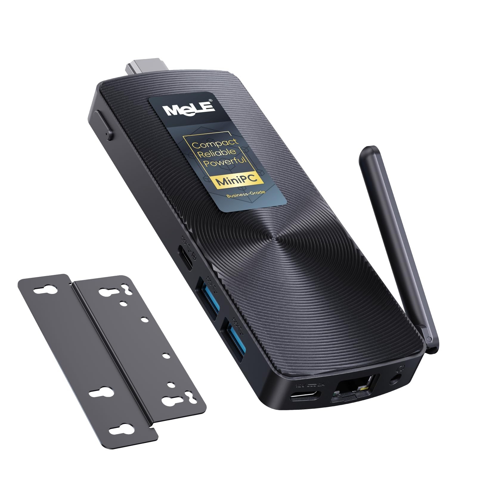 MeLE PCG02 Mini PC Stick, N100 8GB LPDDR5 128GB eMMC Fanless PC Win11 Pro