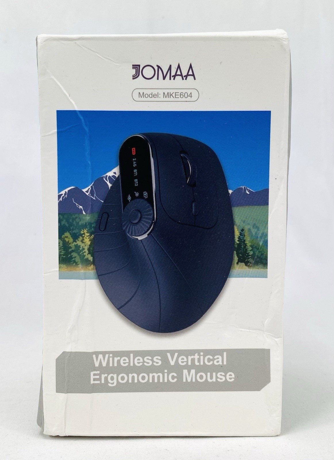 Jomaa Wireless Ergonomic Vertical Mouse MKE604 Grey NIB
