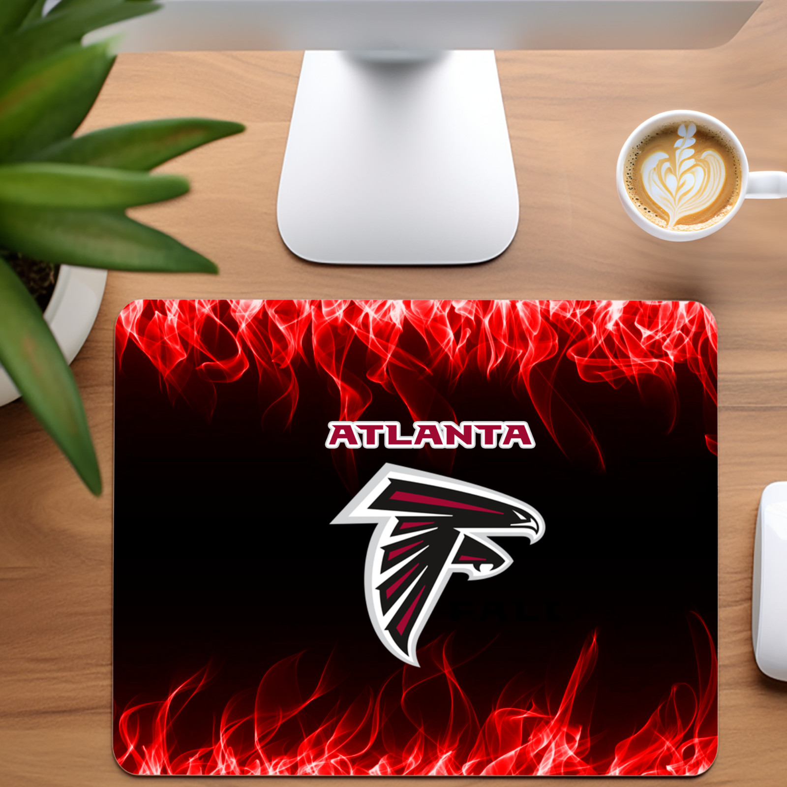 Atlanta Falcons Custom Non-Slip Neoprene Mouse Pad Home Office