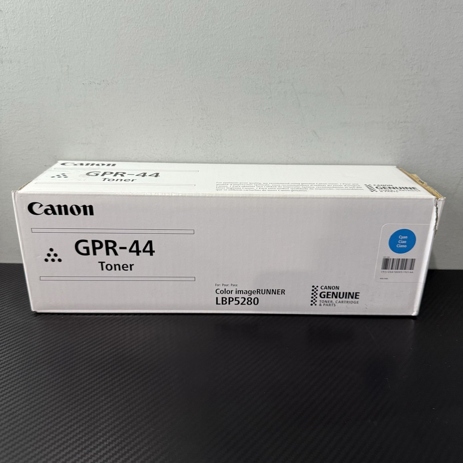 Canon GPR-44 Cyan Toner Cartridge 2661B005 for imageRUNNER LBP5280 New Open Box