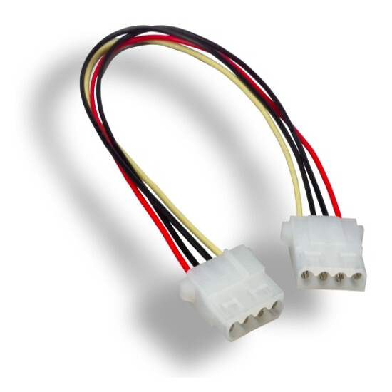 10PCS 12" PC Internal Power Cable 5.25" Molex 4Pin LP4 Female to Female 18AWG