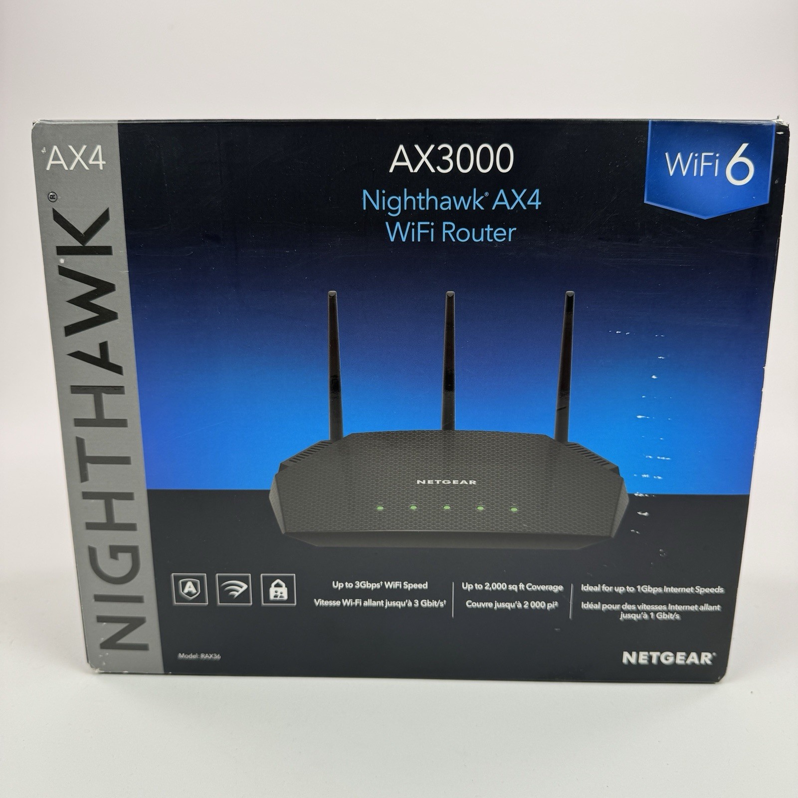 NETGEAR RAX36S Nighthawk AX Wireless AX3000 Dual-Band WiFi 6 Router