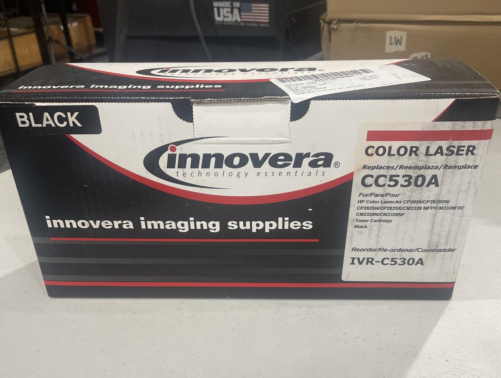 Innovera (Black) Laser Toner Cartridge IVR-C530A Compare to HP 2025 CC530A