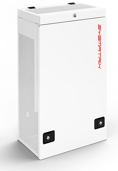 6U 35 inch Wall mount Depth Server Rack Lockable Cabinet Unique Vertical Concept