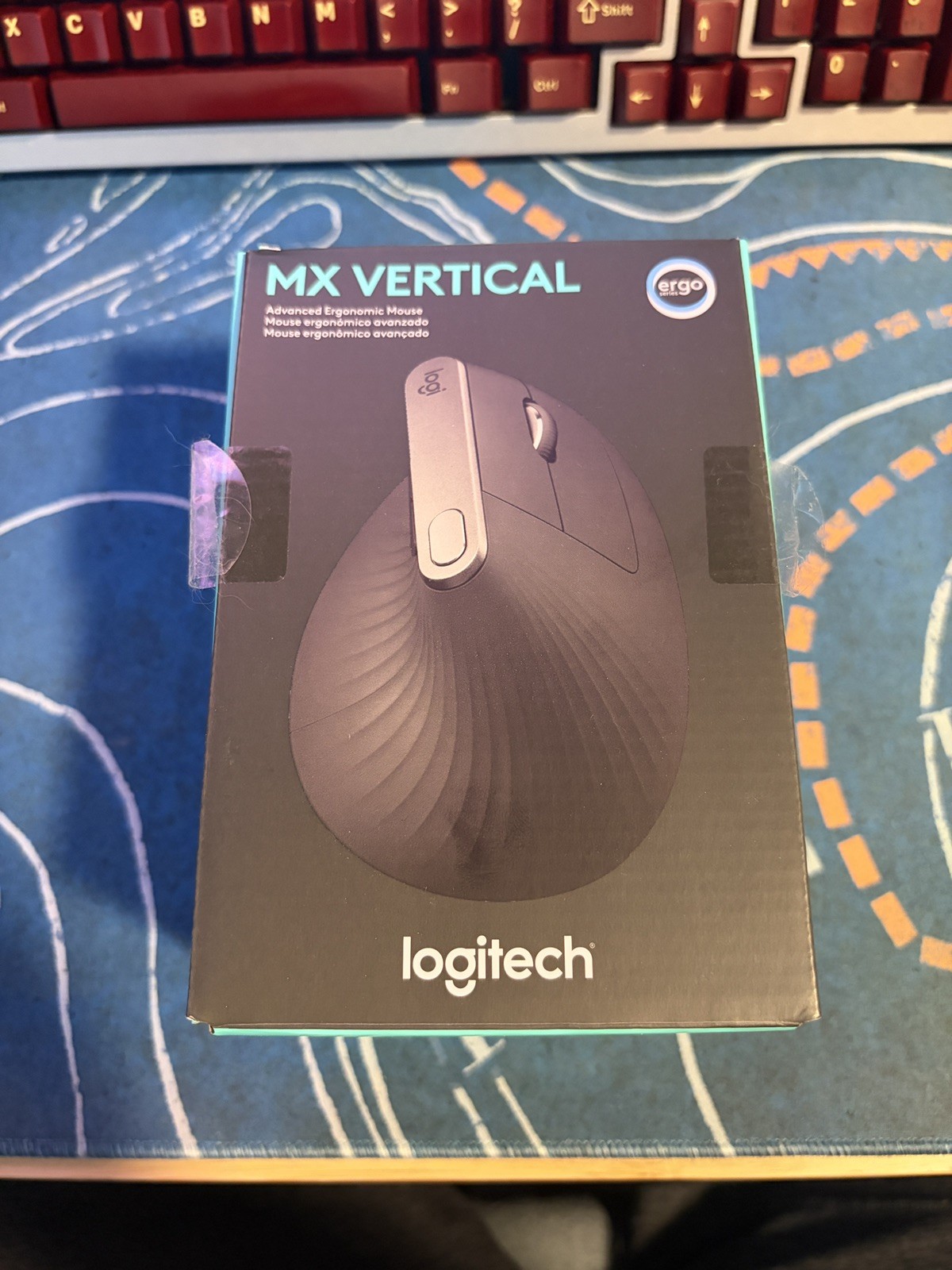 Logitech MX Vertical Wireless Ergonomic Mouse - Graphite - Lightly used