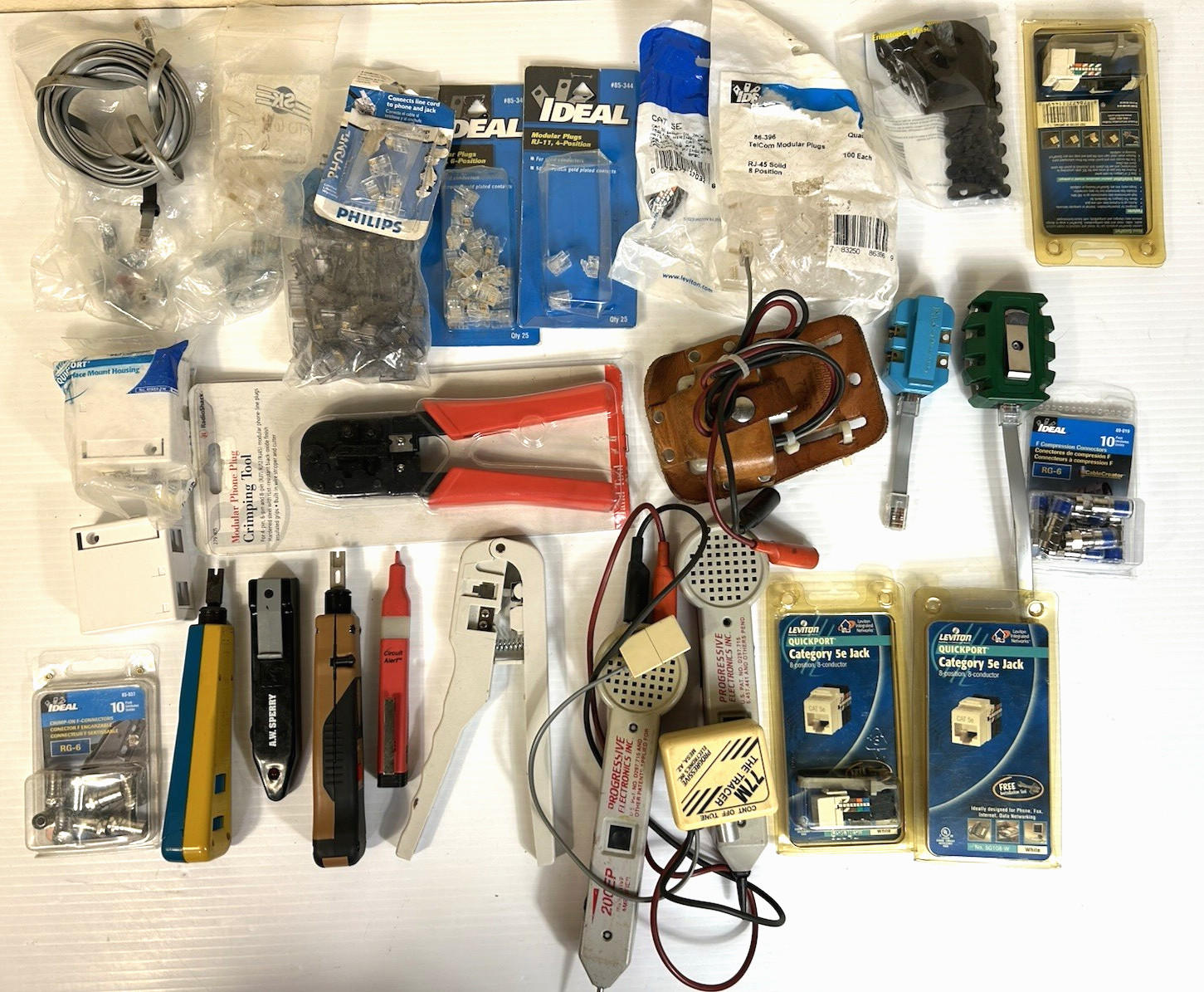 Telecom Ethernet Tool & Testing Mega Lot:  Greenlee Progressive Harris Southwire