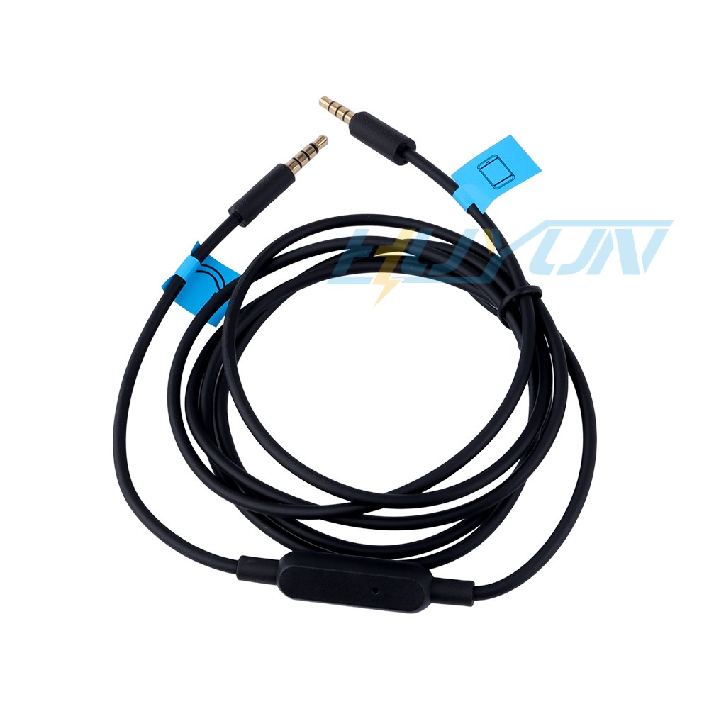 For Logitech GPRO X2 Headset 3.5mm Headphone microphone Audio Cable Replacement