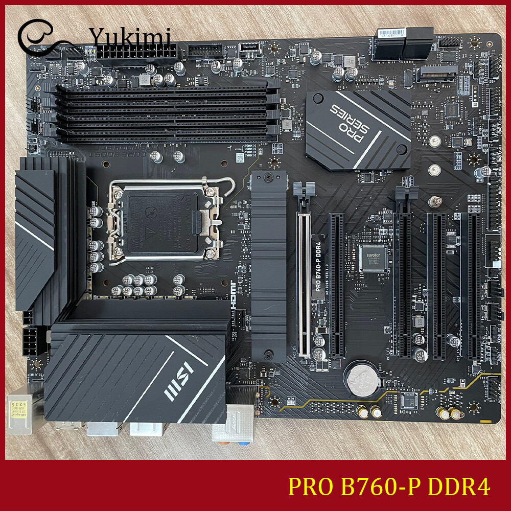 FOR MSI PRO B760-P DDR4 LGA 1700 128GB HDMI DP Motherboard Test OK