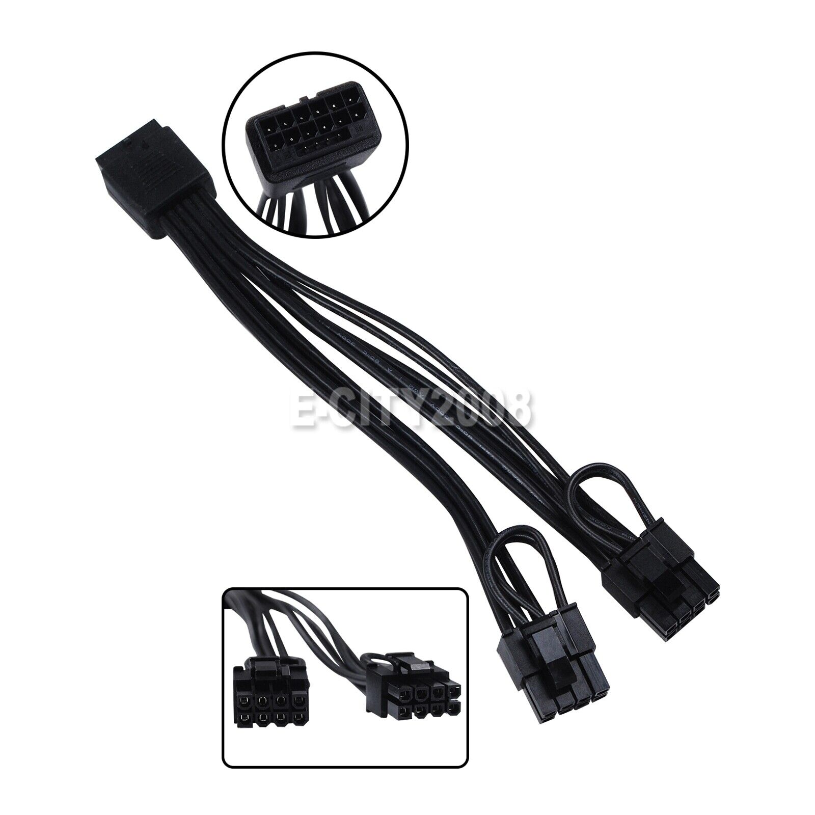 12VHPWR 16pin to Dual 8pin PCIE Graphics Card Power Cable For Corsair RTX 4090