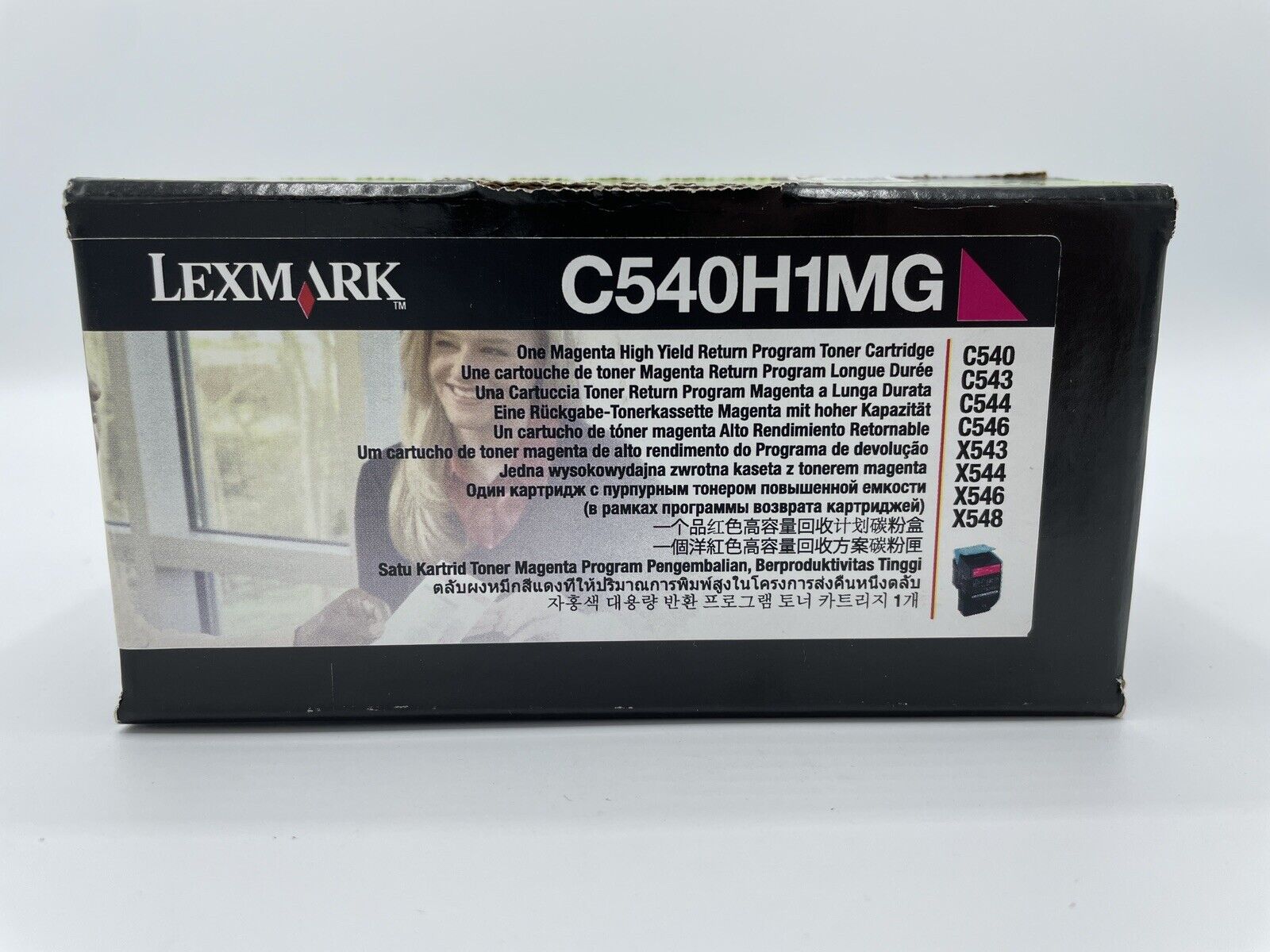 Genuine Lexmark C540H1MG Magenta High Yield Toner Cartridge (C540, C543, C544...