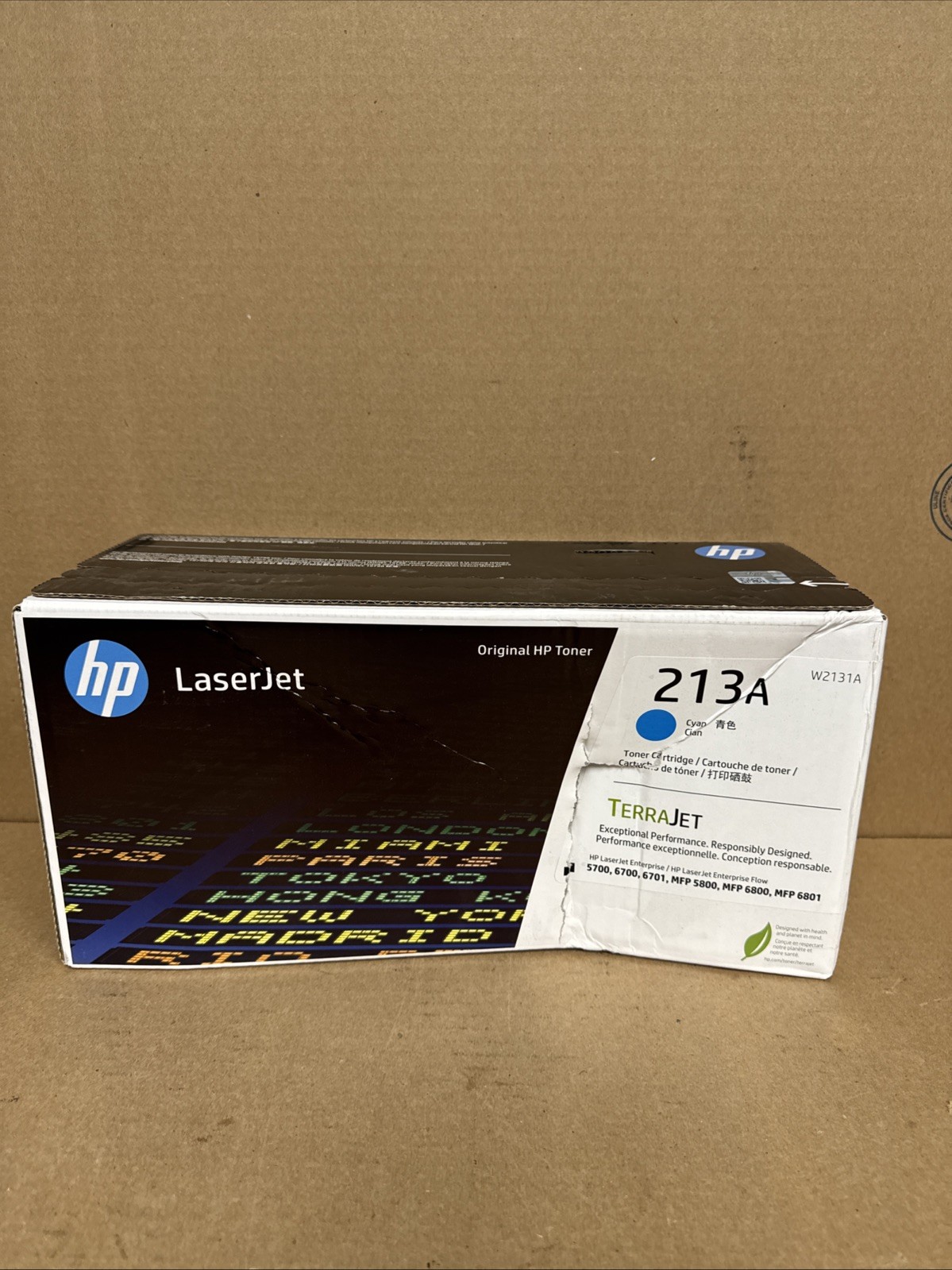 HP 213A (W2131A) Cyan Toner HP LJ Flow 5700, 6700, MFP 5800, MFP 6800 sealed