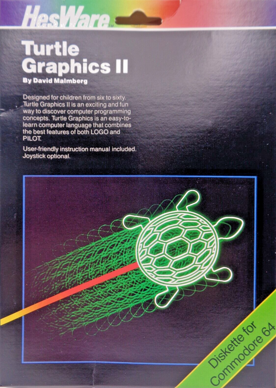 COMMODORE 64/128 -- TURTLE GRAPHICS II (HESWARE - DISK)