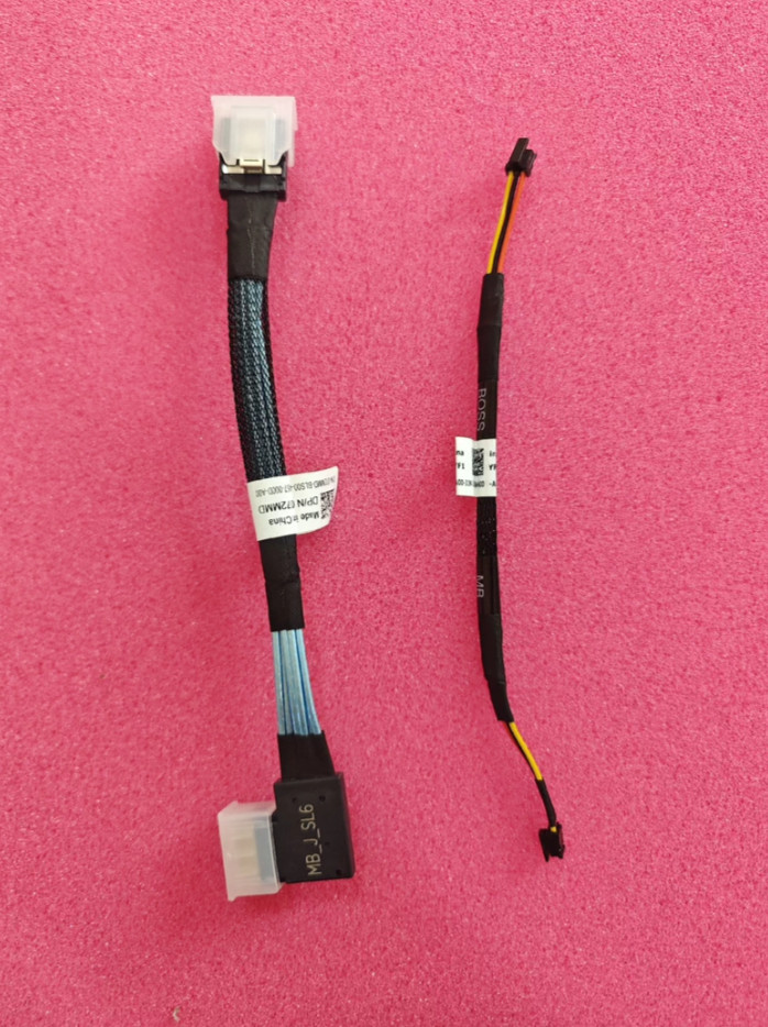 2 pcs New DELL genuine R650 S2 BOSS card cables 72MMD W9YF1 0W9YF1 072MMD-/