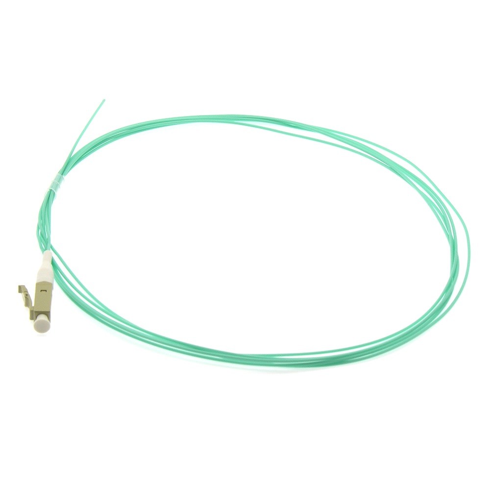 2m LC/UPC OM3 Multimode Pigtail Aqua-10PCS/PK