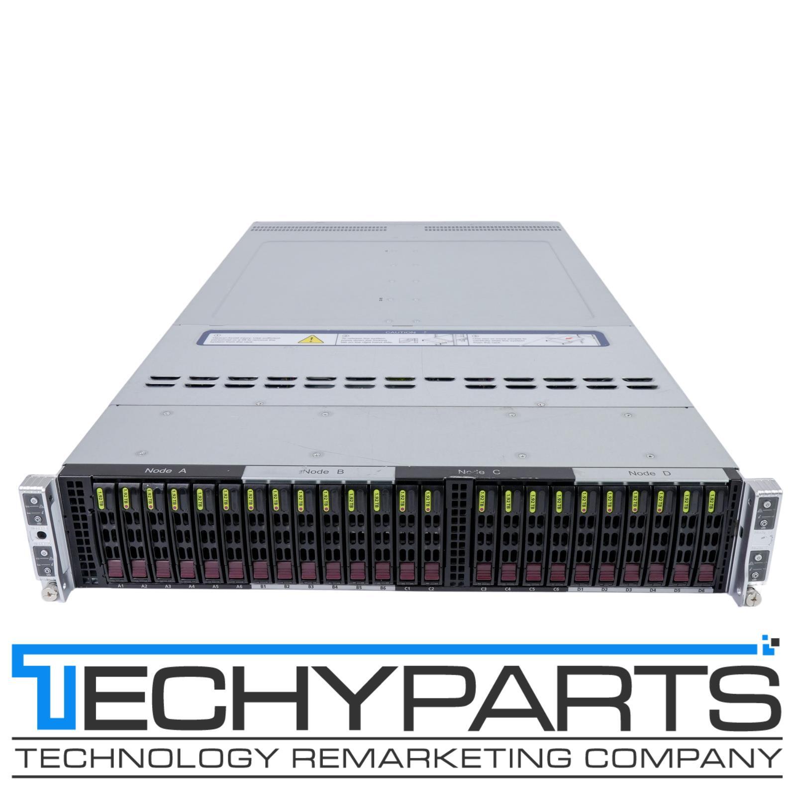 SuperMicro 2029BT-HNC1R 2U 24-Bay 4-Node X11DPT-B SuperServer CTO w/AOC-MTG-i2TM