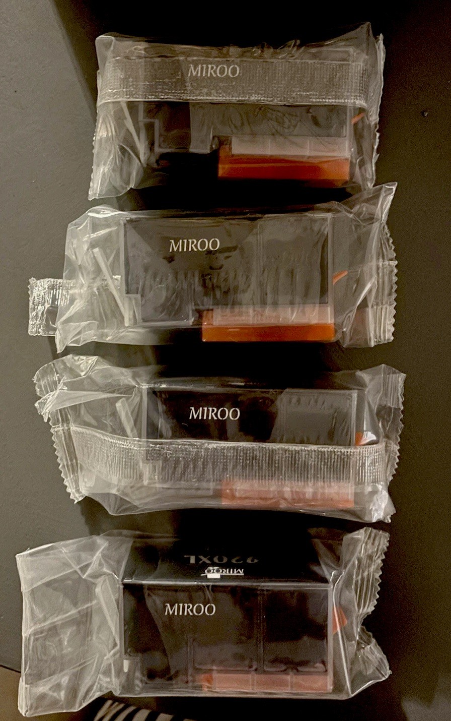 MIROO 920XL Black Ink Cartridge For HP OfficeJet 6000/6500/6500A 7000/7500 (4)