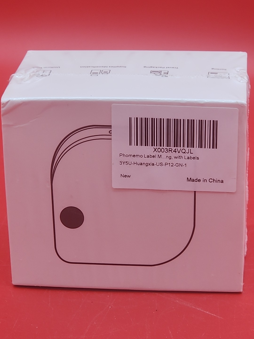 Phomemo P12 Pro Mini Label Maker Machine with Tape Compatible with Android & iOS