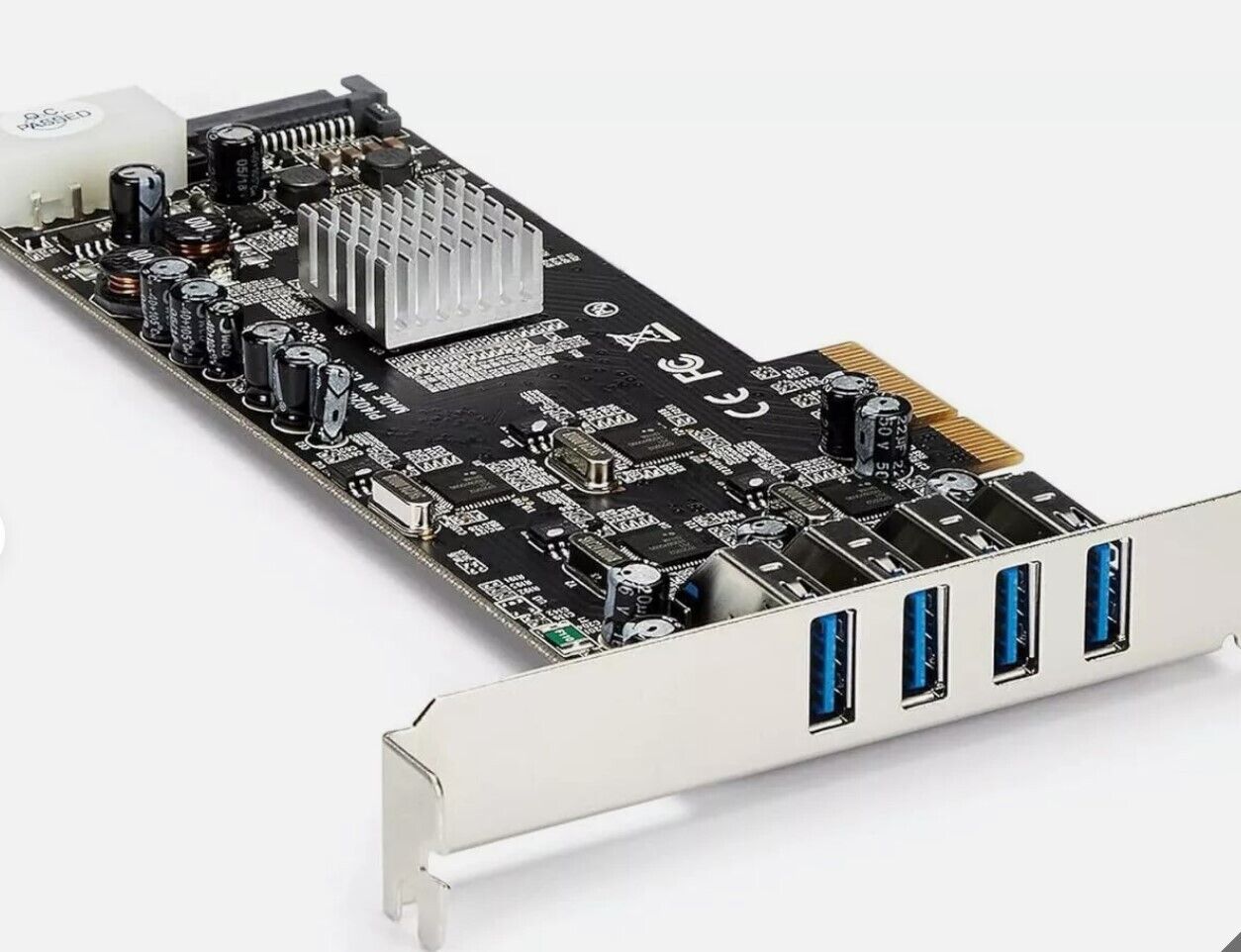 StarTech.com 4 Port USB 3.0 PCIe Card w/ 4 Dedicated 5Gbps Channels PEXUSB3S44V