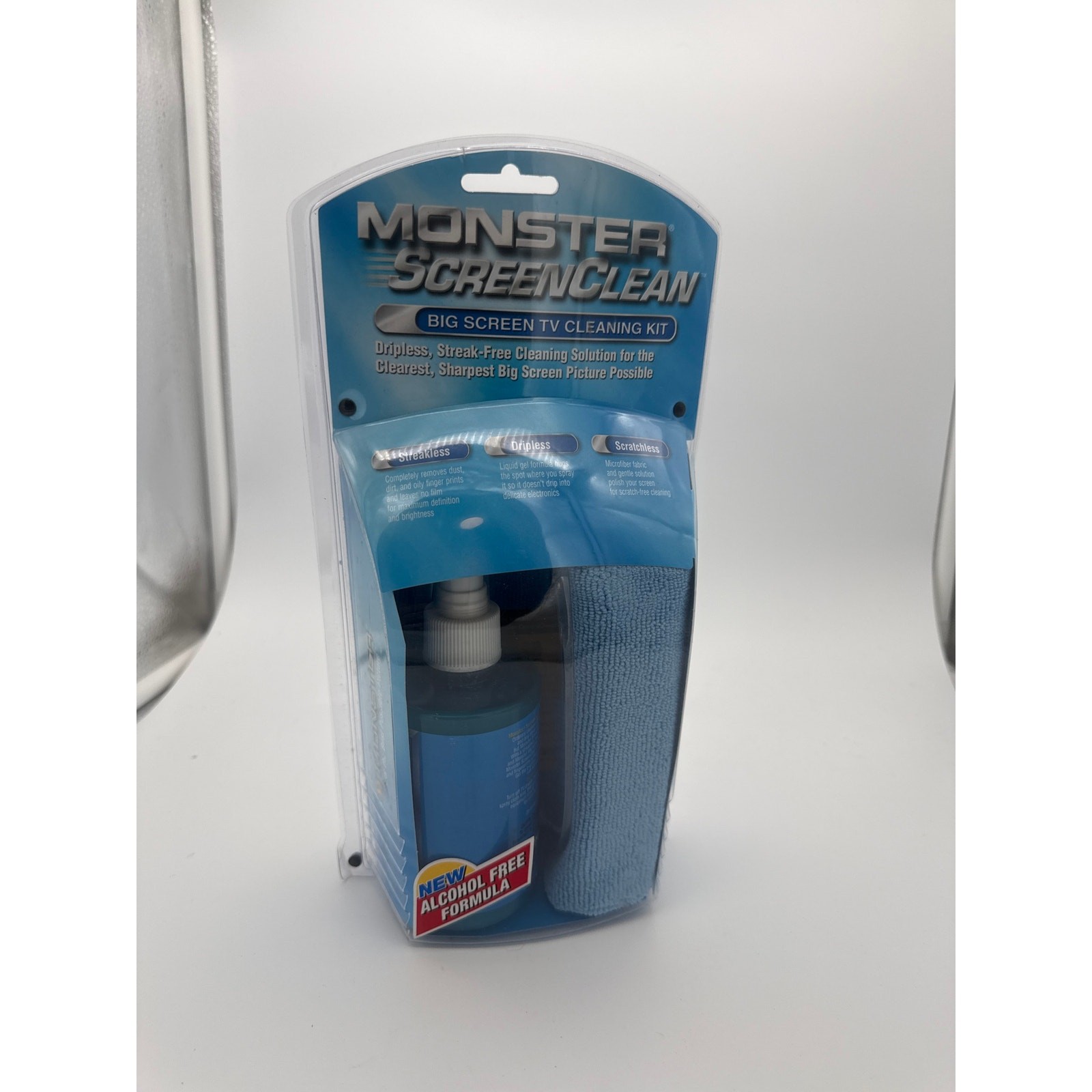 Monster ScreenClean Big Flat Plasma HD Ultra HD Cleaning for Maximum Viewing
