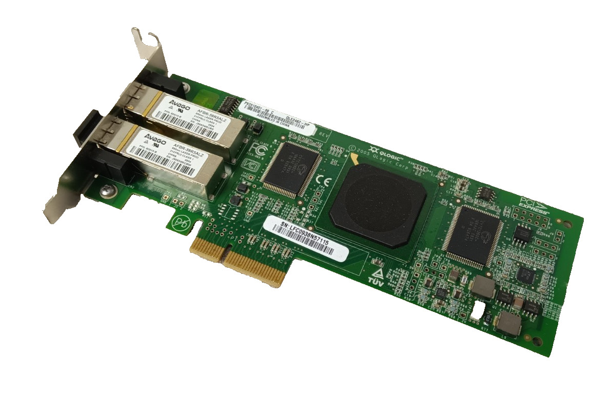 HP QLogic QLE-2462-HP Dual Port 4GB Fibre Channel Card PX2510401-69 AE312-60001