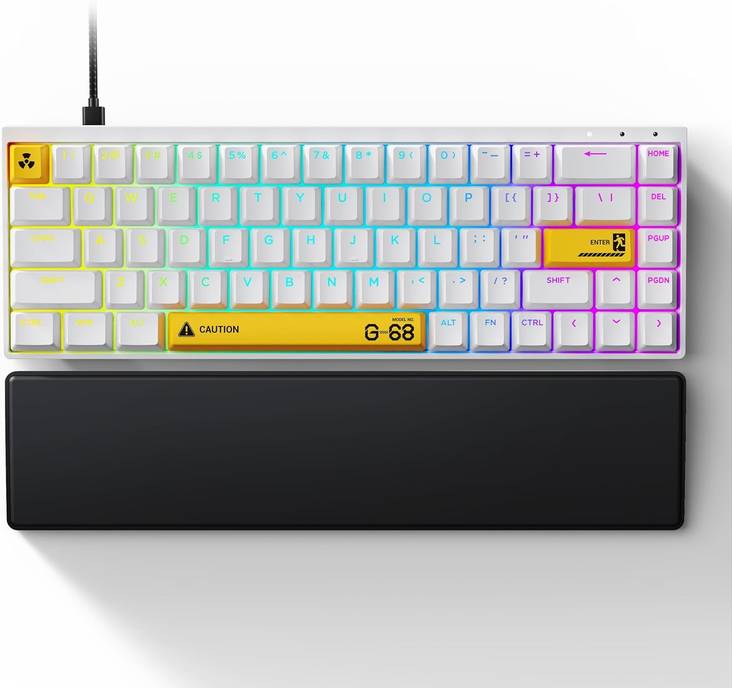 Syntech Chronos G68HE Hall Effect Rapid Trigger Keyboard, 65% Magnetic
