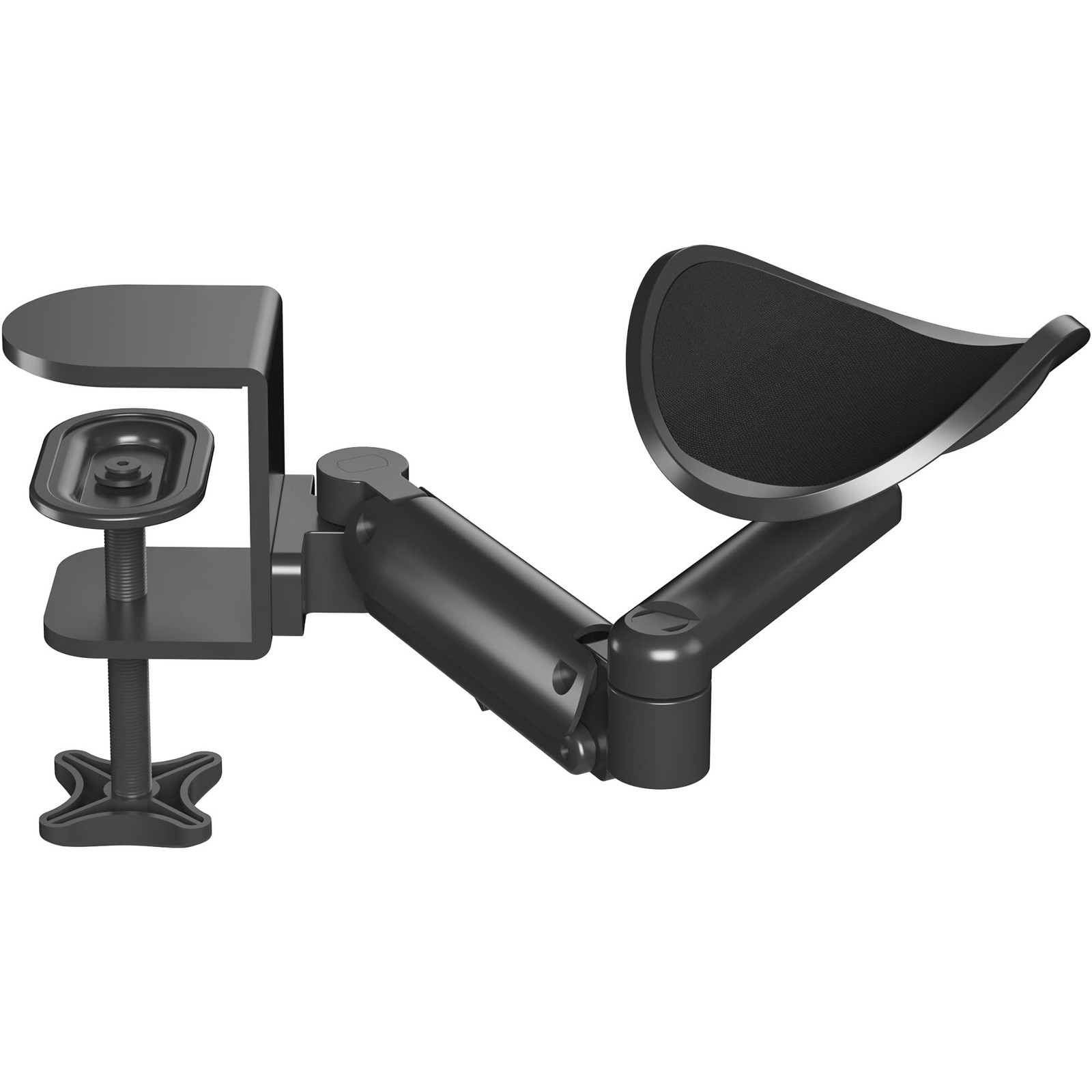 BONTEC Adjustable Arm Rest for Desk, Ergonomic Elbow Rest Pad, 360° Rotating ...