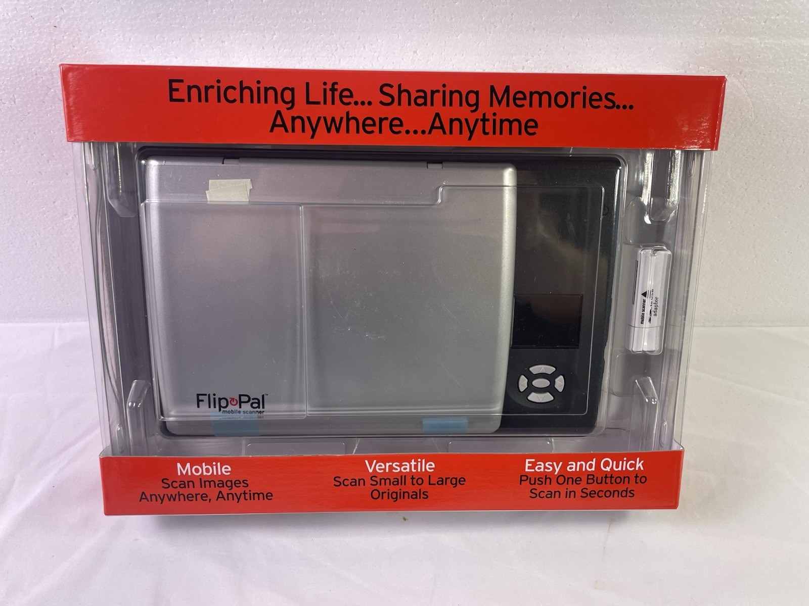 Flip Pal Mobile Scanner 100C Cordless Flatbed Scanner Portable