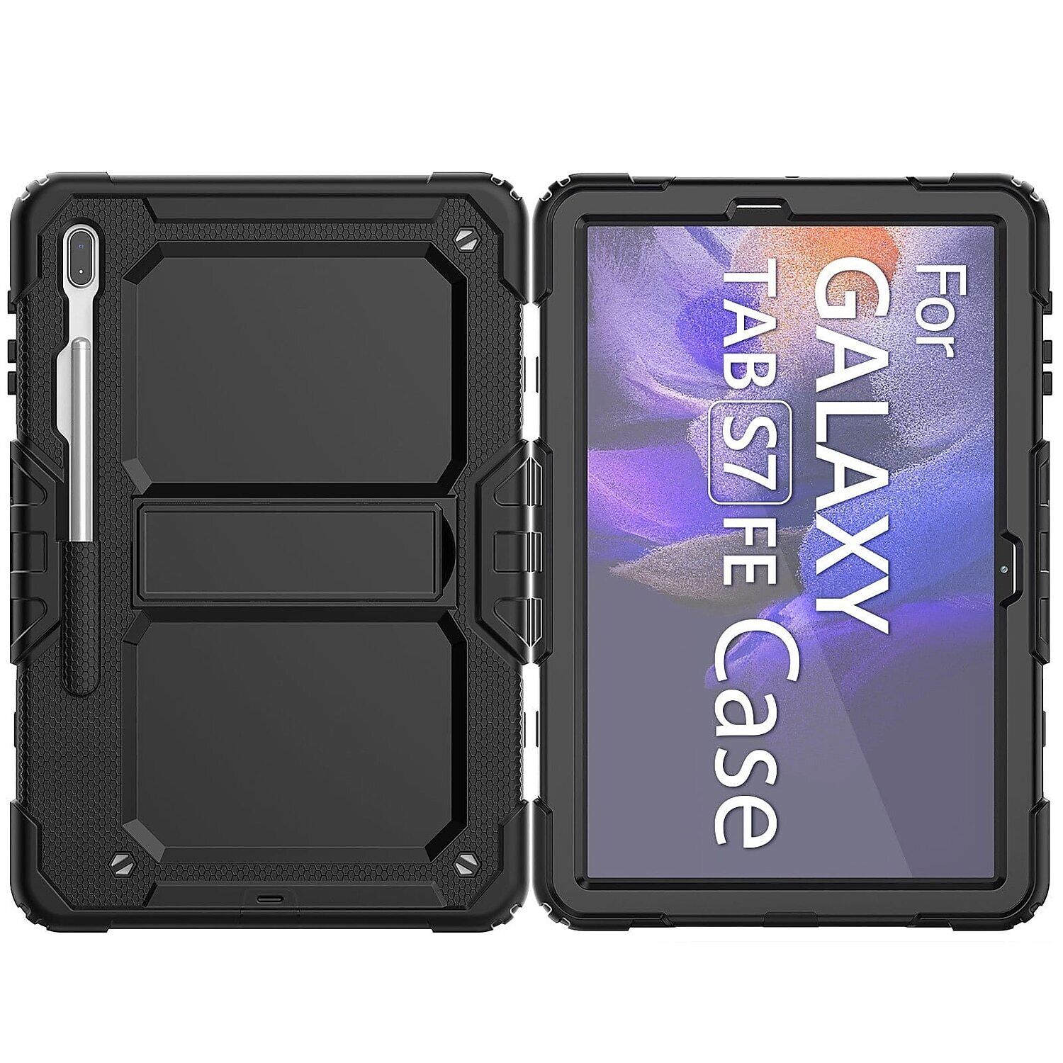 SaharaCase Defence Series Case for Samsung Galaxy Tab S7 FE and Tab S8 Plus