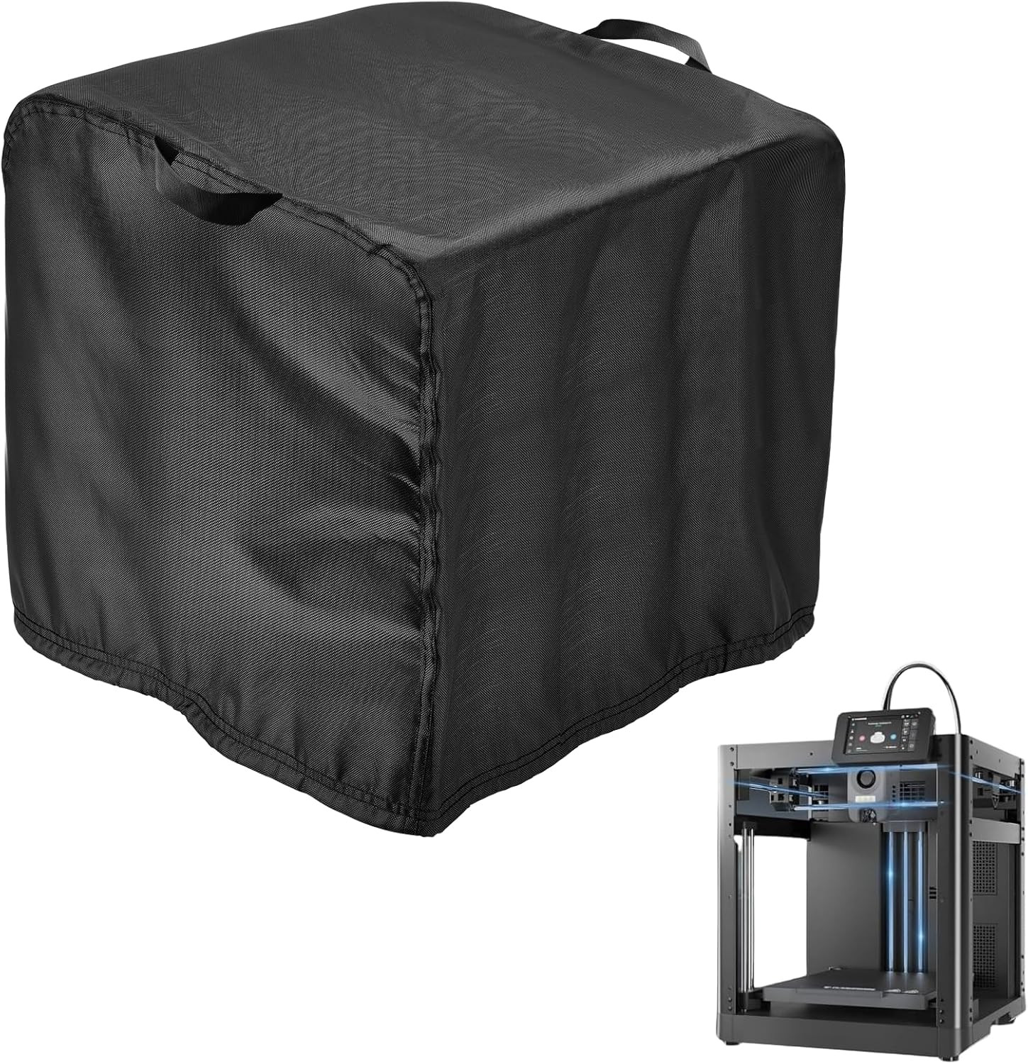 Universal 3D Printer Cover for FLASHFORGE 5M, Waterproof 600D Protection