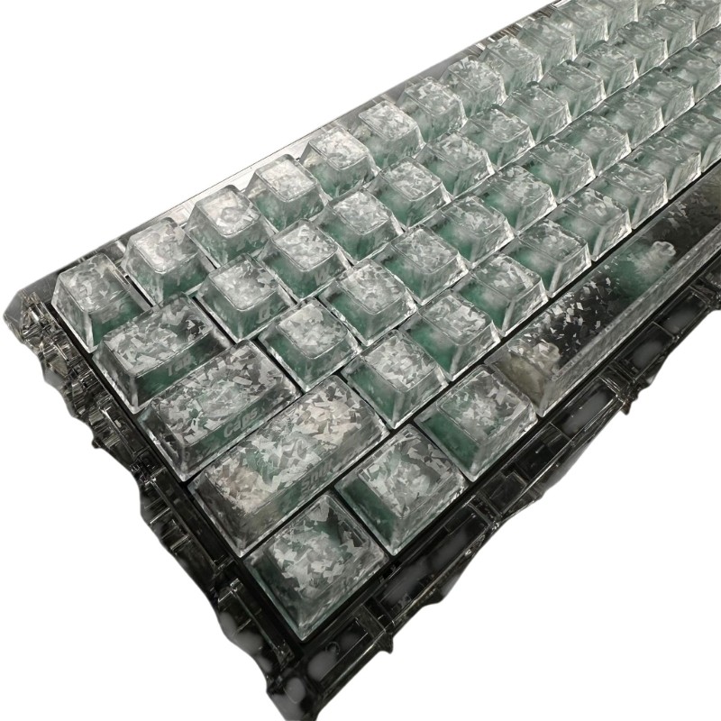 119 Key PBT Keycaps Carbon Fiber Side Print For Mechanical Keyboard Accessories
