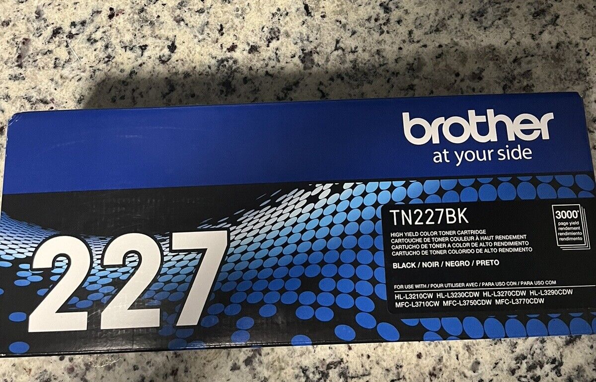 Brother TN-227BK High-Yield Black Toner Cartridge